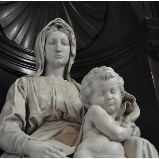 Мадонна Микеланджело в Церкви Богоматери Брюгге.