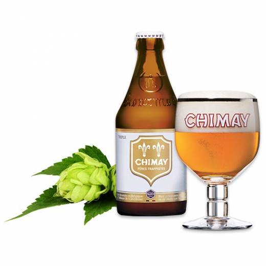 Отличное бельгийское пиво - трапистский эль Шиме - Chimay.