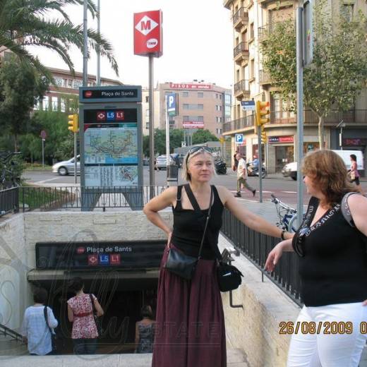 Общественный транспорт Барселоны.
