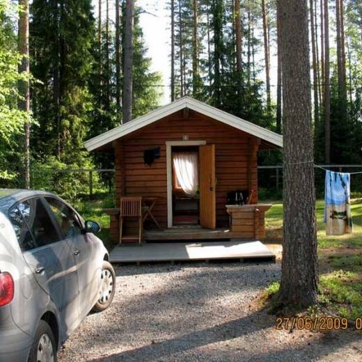 Домик (коттедж) типа Log Cabin в Юва Кемпинг (Juva Camping)