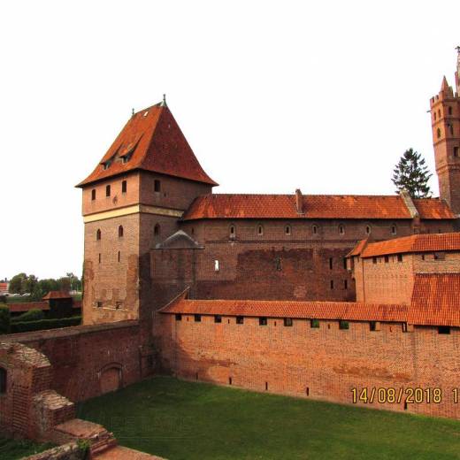 Башня Гданиско системы обороны замка Мальборк.
