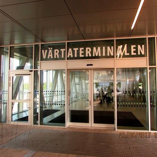 Терминал Stockholm Värtahamnen terminal.