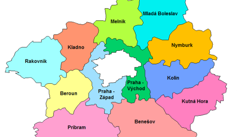 Регионы Чехии: Среднечешский край.