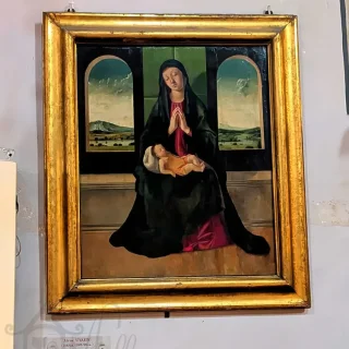 Мадонна с младенцем, Виварини Алвизе, 1481 г. Церковь Сан Джованни-ин-Брагора