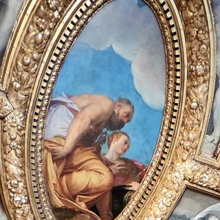 Янус и Юнона, Дзелотти Джованни Баттиста, 1555 г. Дворец Дожей