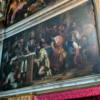 Тайная вечеря, Веронезе Паоло, 1580 г. Церковь Сан Джулиан