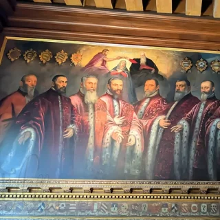 Портреты цензоров, Робусти Доменико, 1598-1605 г. Дворец Дожей