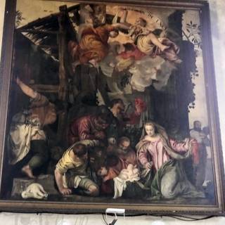 Поклонение пастухов, Веронезе Паоло, 1582 г. Базилика Санти Джиовани-е-Паоло