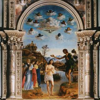 Крещение Христа, Чима да Конельяно, 1492-1494 г. Церковь Сан Джованни-ин-Брагора