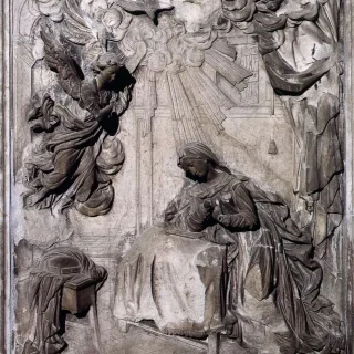 Благовешение, Бонацца Джованни, 1700 г. Базилика Санти Джиовани-е-Паоло