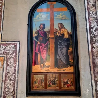 Святая Елена и Константин, Чима да Конельяно, 1501–1503 г. Церковь Сан Джованни-ин-Брагора