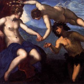 Вакх, Венера и Ариадна, Тинторетто, 1576-1577 г. Дворец Дожей
