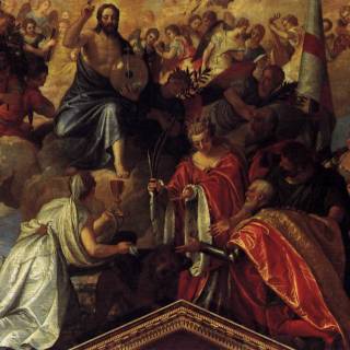 Вотивный портрет дожа Себастьяно Веньера, Веронезе Паоло, 1581-1582 г. Дворец Дожей