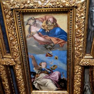 Юнона осыпает дарами Венецию, Веронезе Паоло, 1554-1556 г. Дворец Дожей