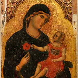 Мадонна с маком (?), Венециано Паоло, 1333 г. Церковь Сан Панталон