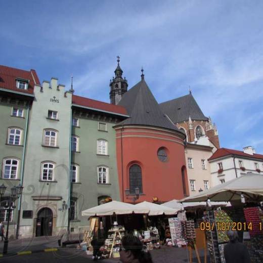 Площадь Малого рынка в Кракове.