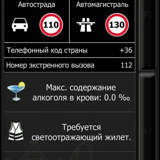 Оплата проезда по дорогам Венгрии.