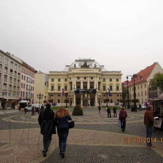 Братислава как столица Словакии.