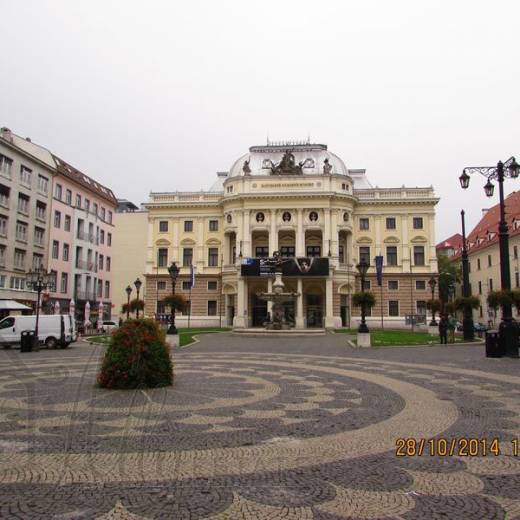 Историческое здание Словацкого Национального Театра.