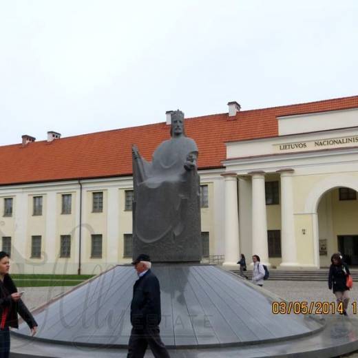 Памятник королю Миндаугасу в Вильнюсе.