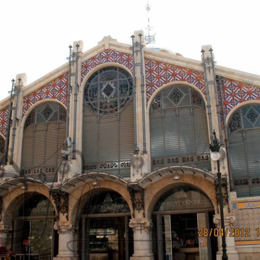 Валенсия – Mercado Central и вокруг Центрального рынка.