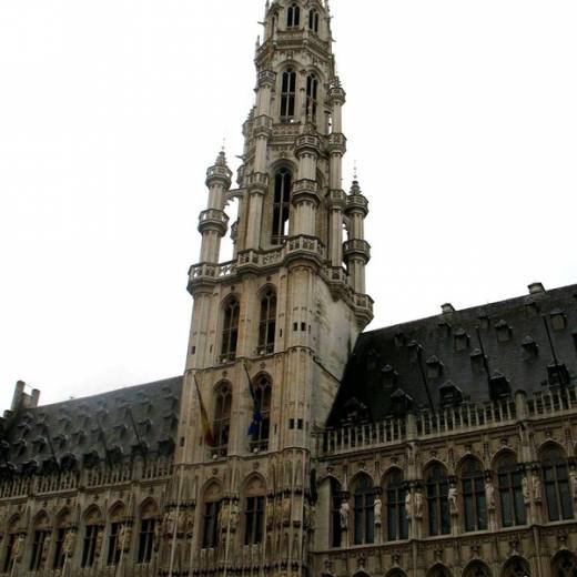 Немного архитектуры Ратуши Брюсселя.