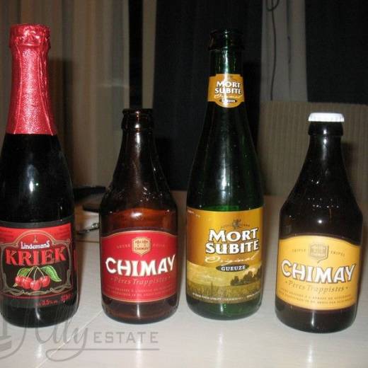 Отличное бельгийское пиво - трапистский эль Шиме - Chimay.