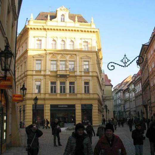 Дома по улице Целетной (Прага, Чехия) справа по ходу нашего движения, нечетная нумерация.