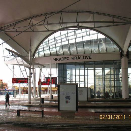 Автобусный терминал Градец-Кралове.
