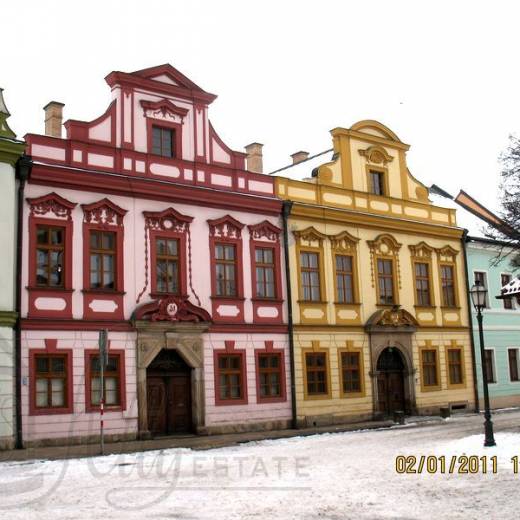 Площадь Иоанна Павла II в центре Градец-Кралове.