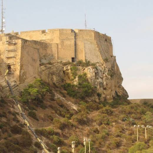 Крепость Санта Барбара  (Castillo de Santa Barbara) история с географией. Средние века.