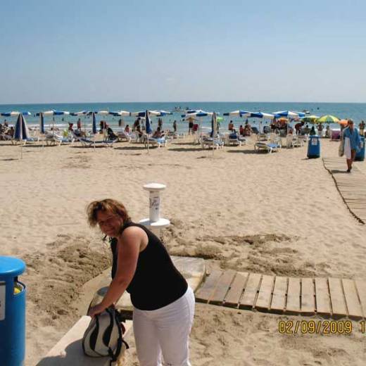 Собственно сам пляж Playa Postiguet, Аликанте.