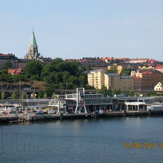 Район Сёдермальм (Södermalm) в Стокгольме.