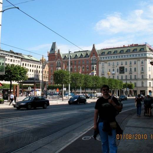 Площадь Нормальмсторг в Стокгольме.