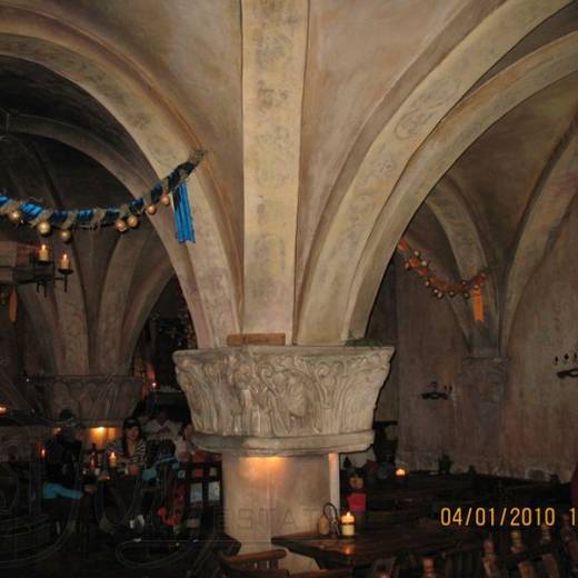 Месторарсположение средневекового ресторана Rozengrals.