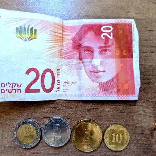 Валюта Израиля шекели
