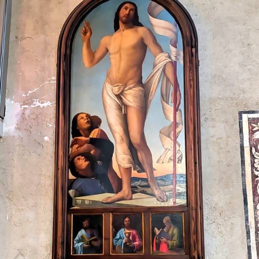 Общий интерьер церкви Сан-Джиовани ин Брагора