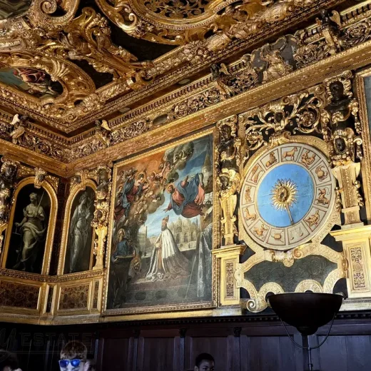 Зал Сената Дворца Дожей Венеции