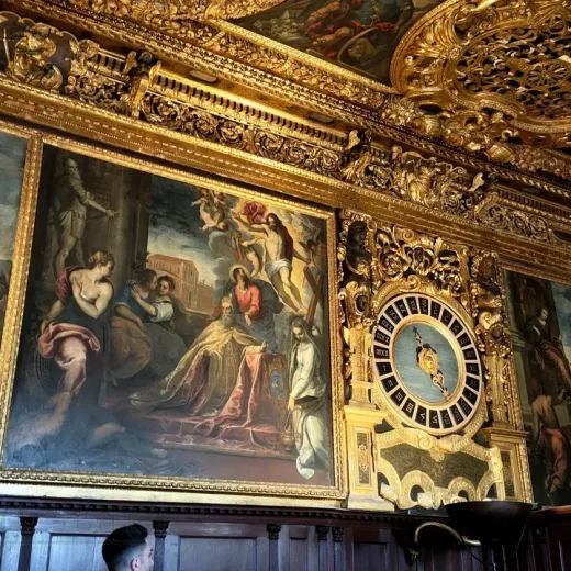 Зал Сената Дворца Дожей Венеции