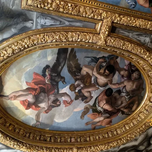 Потолок зала Совета Десяти Дворца Дожей Венеции