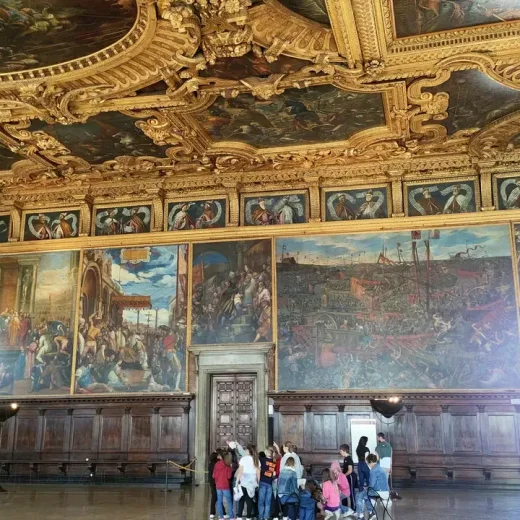 Зал Большого Совета Дворца Дожей Венеции