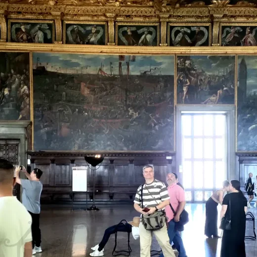 Зал Большого Совета Дворца Дожей Венеции