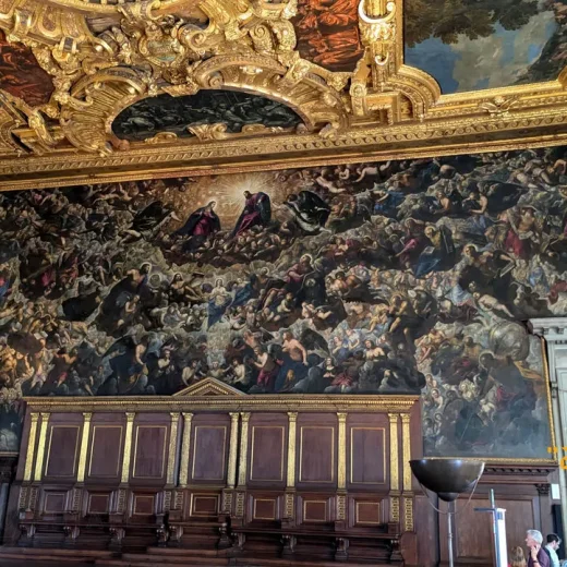 Полотно «Рай» Тинторетто и его мастерской