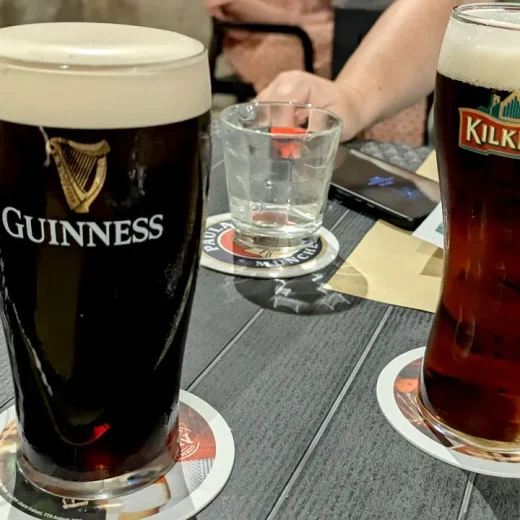 Гиннесс и Килкенни в ресторане Saint Patrick