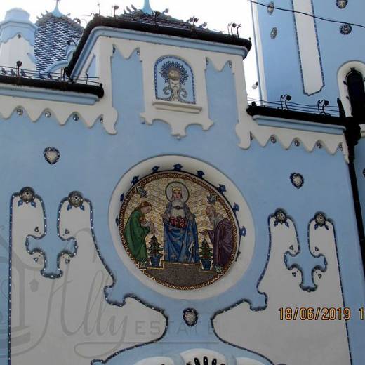 Церковь Святой Елизаветы (Голубая церковь) снаружи