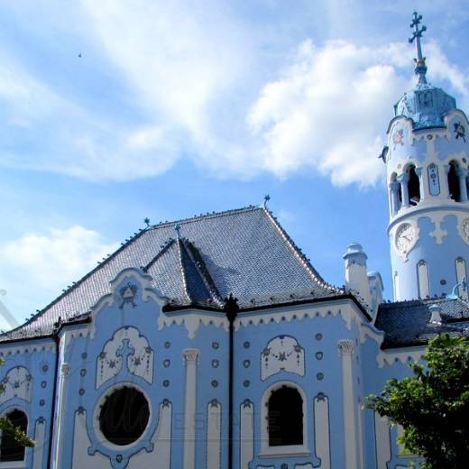 Церковь Святой Елизаветы (Голубая церковь) снаружи