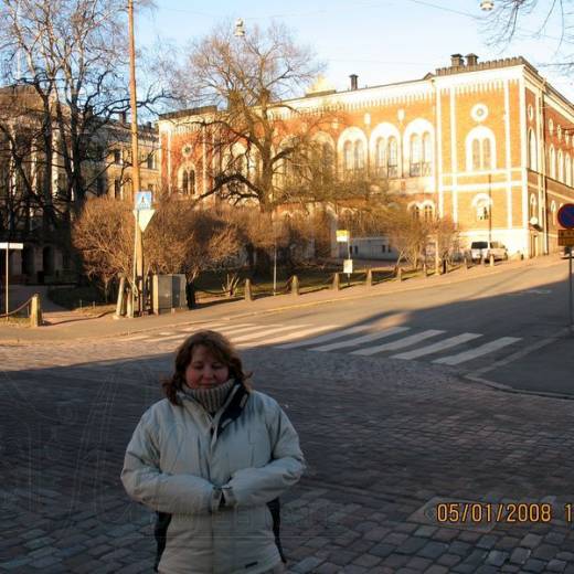 В начале улицы Алексантеринкату в Хельсинки