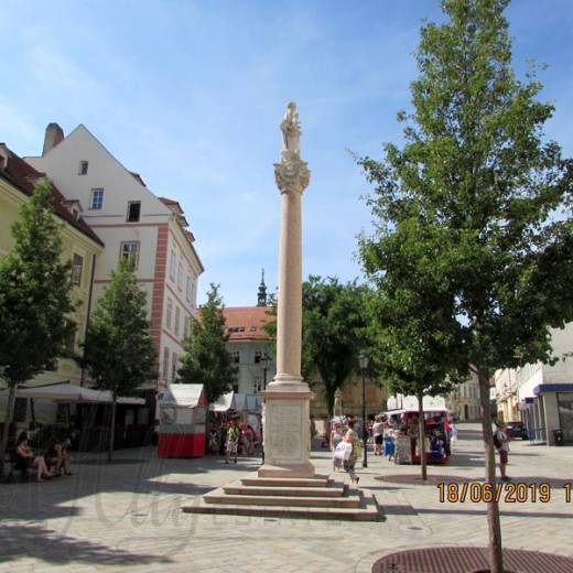 Марианский столб на Францисканской площади