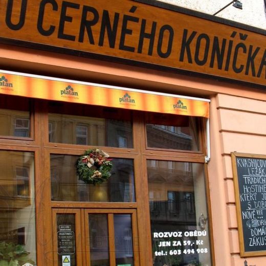 Пиво в ресторации U Černého koníčka