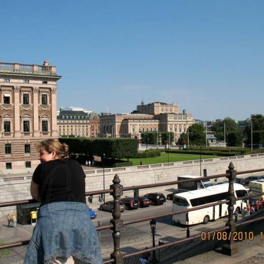 Дворец шведских королей в Старом городе Стокгольма.